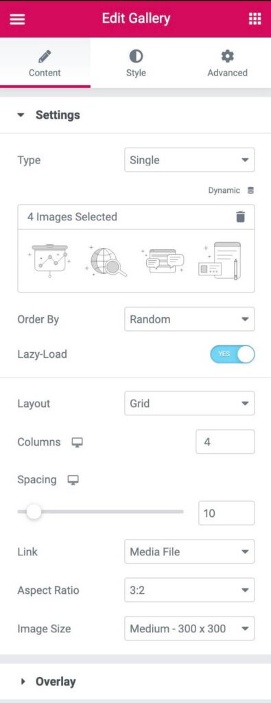 Gallery widget 2