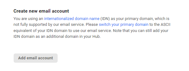 Add email account