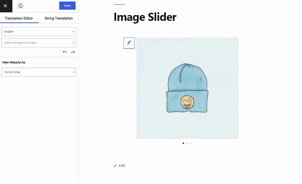 Image translation in TranslatePress